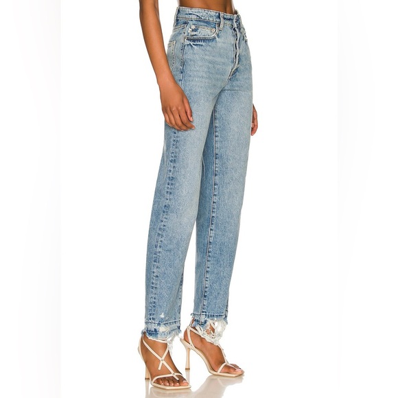 LOVERS + FRIENDS Ladies Women’s Size 24 Ryan Sustainable Jeans Los Angeles NWT - Picture 2 of 12